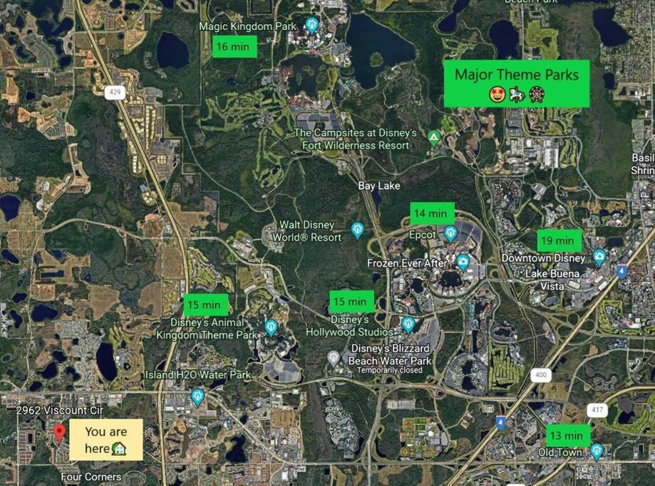 Vacation Home With Private Pool Near Disney World Kissimmee Extérieur photo